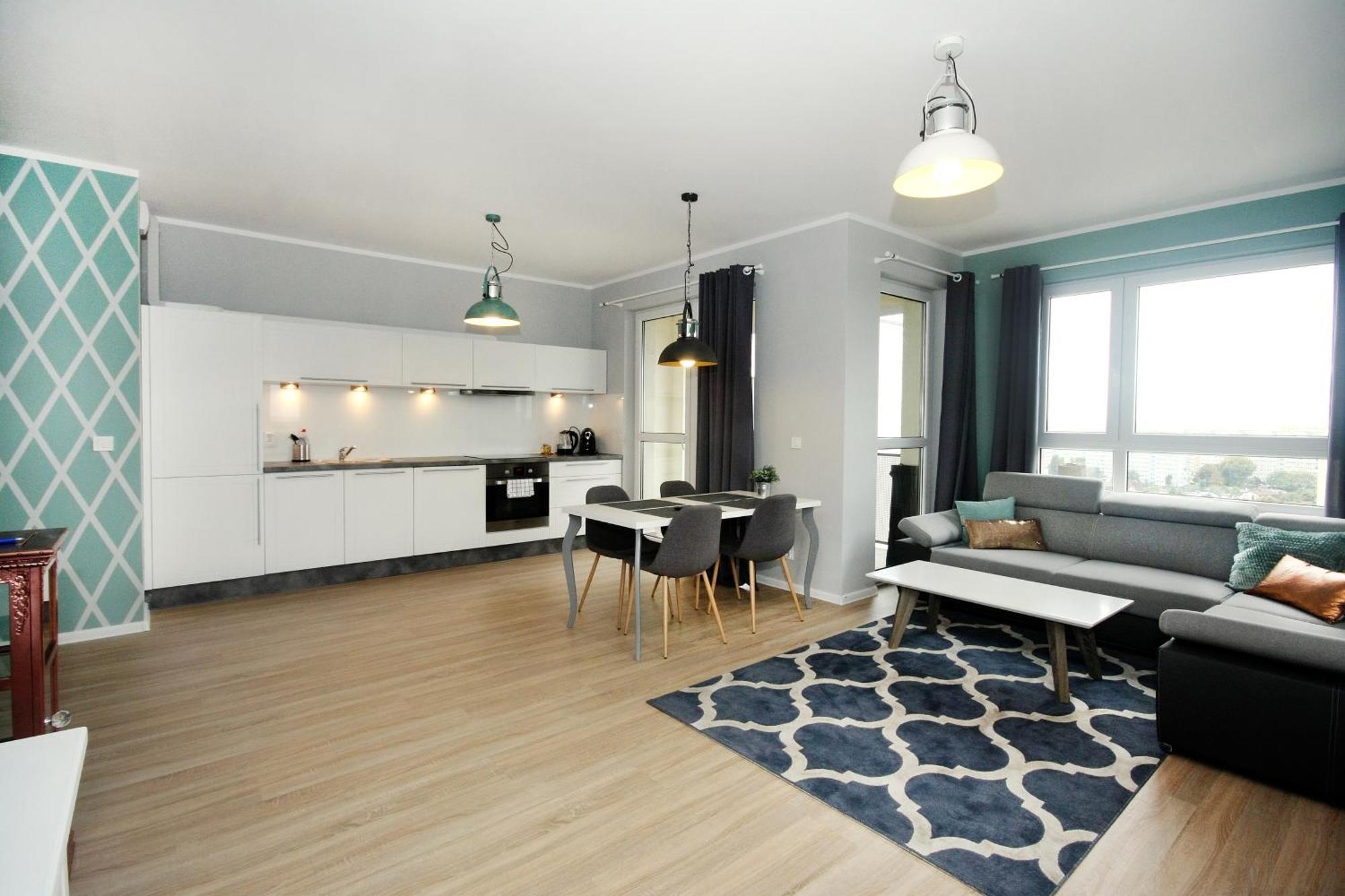 Livin Apartments Santocka Szczecin Rom bilde