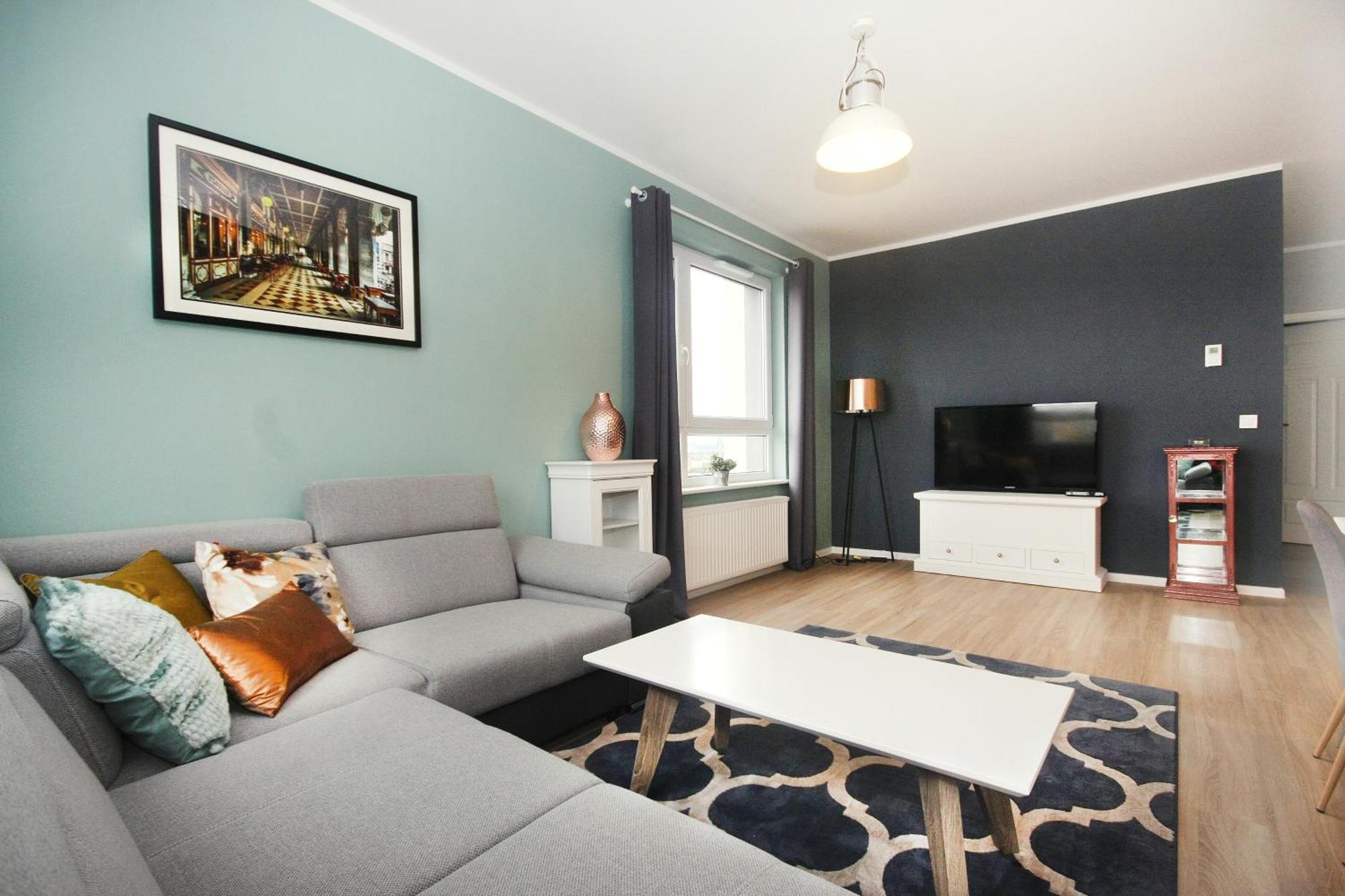 Livin Apartments Santocka Szczecin Rom bilde